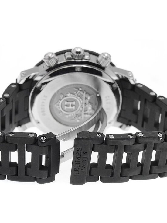 HERMES Clipper diver CL2.915 Chronograph black Dial Quartz Men\'s Watch_936011 main image 4